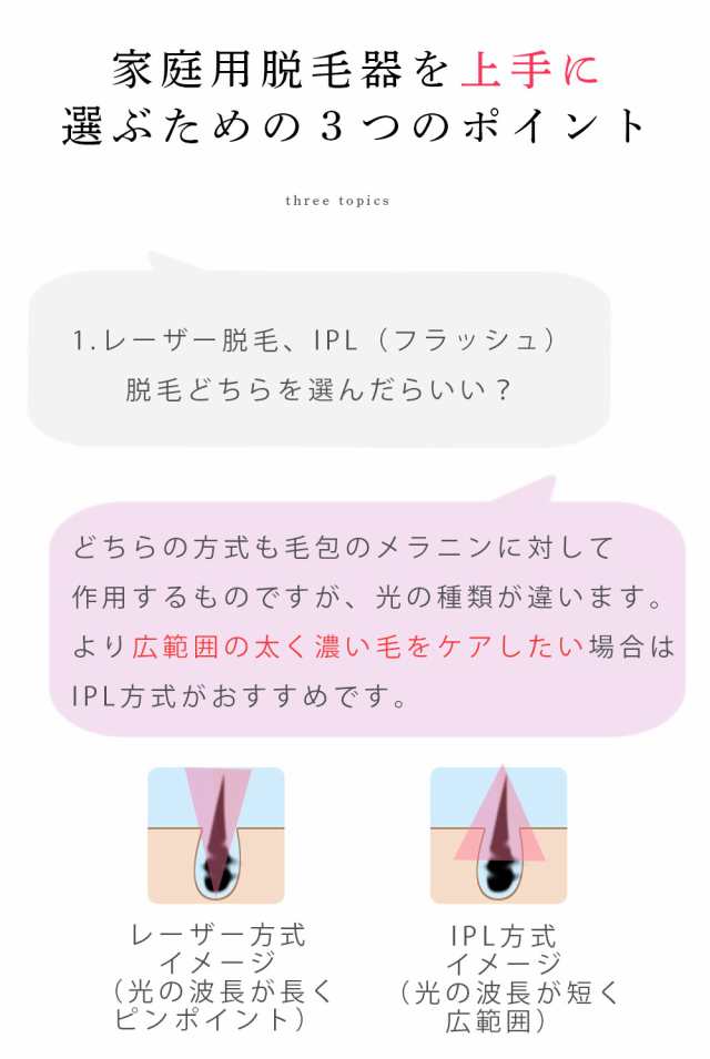 照射回数99万回 冷却 脱毛器 光脱毛器 IPL フラッシュ 家庭用 冷感 光 ...