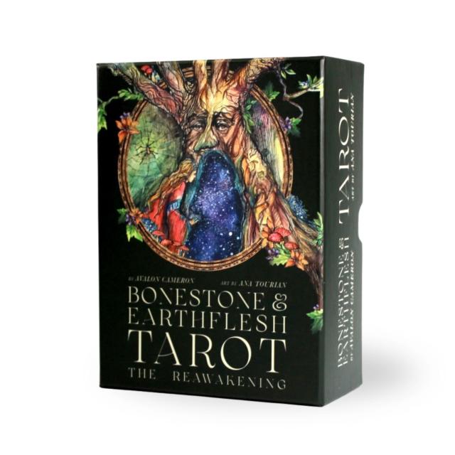 ボーンストーン＆アースフレッシュ・タロット：ザ・リアウェイクニング Bonestone & Earthflesh Tarot: The Reawakening タロットカード 78枚 タロット占い 日本語解説書付き 正規品
