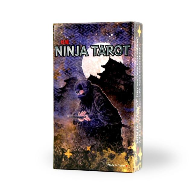忍者タロット NINJA Tarot タロットカード 忍者 SHINOBI ウェイト版 78枚 タロット占い 日本語解説書付き 正規品