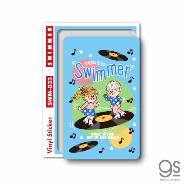 Swimmer Music ミニステッカー キャラクターステッカー スイマー ブランド イラスト かわいい パステル レトロ 雑貨 Swm033 公式の通販はau Pay マーケット ゼネラルステッカー