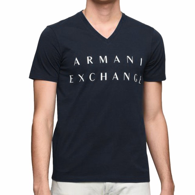 送料無料 Armani Exchange アルマーニ エクスチェンジ メンズ Vネック 半袖 Tシャツ ホワイト ブラック ネイビー S M L Xl おしゃれ ブの通販はau Pay マーケット シンデレラ