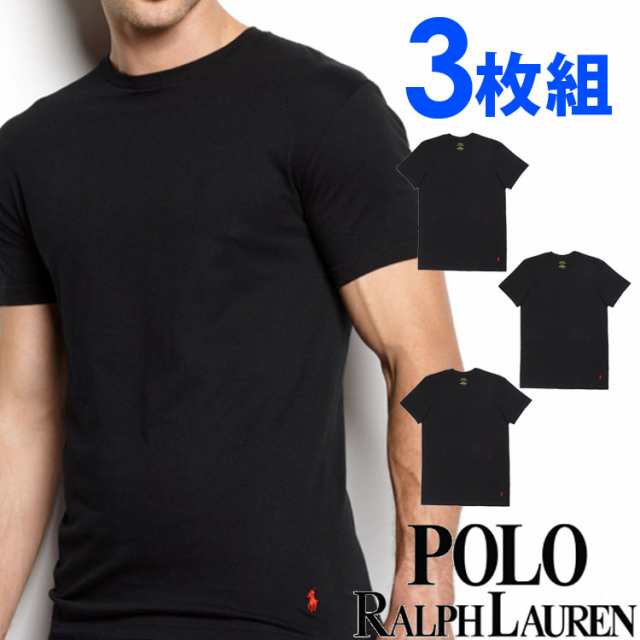 [送料無料] POLO RALPH LAUREN ポロ ラルフローレン Tシャツ メンズ クルーネック 3枚セット ラルフローレン Tシャツ  ラルフTシャツ [RCC｜au PAY マーケット