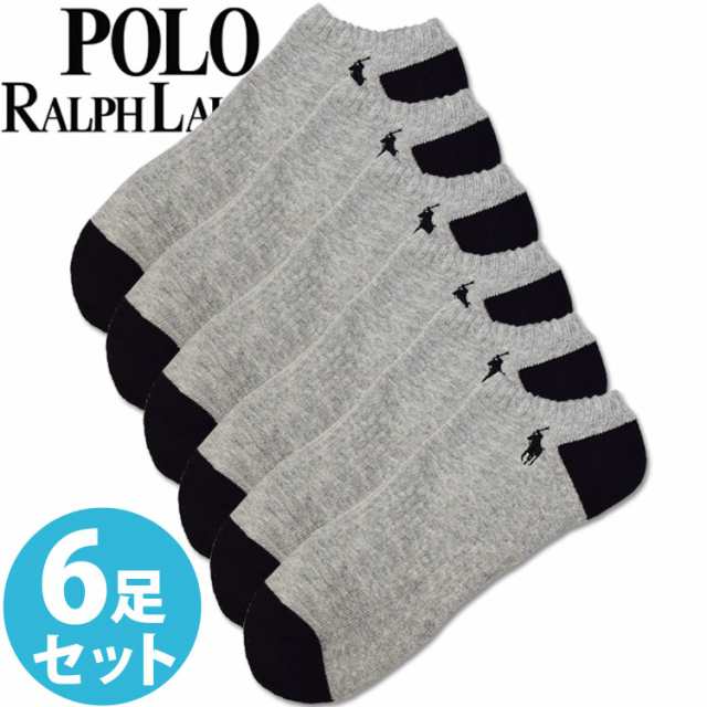 POLO RALPH LAUREN ポロ ラルフローレン メンズ 靴下 ソックス 6足