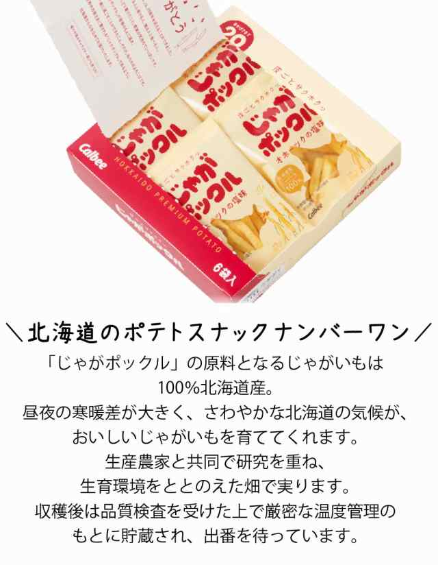 北海道限定じゃがポックル（薯條三兄弟） 大 10袋入り ポテト