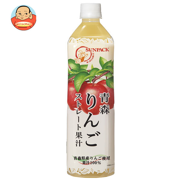 ゴールドパック 青森りんごストレート果汁 930gペットボトル×12本入×(2ケース)｜ 送料無料 果実飲料 アップル 林檎 リンゴ PET