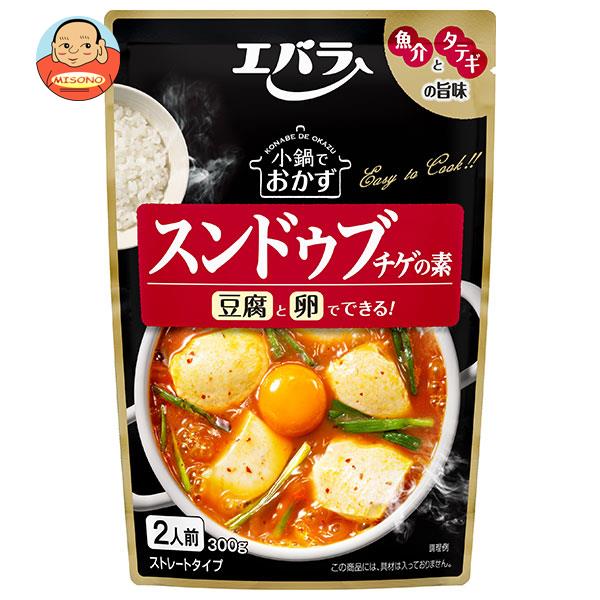 エバラ食品 小鍋でおかず スンドゥブチゲの素 300g×12袋入×(2ケース)｜ 送料無料の通販は