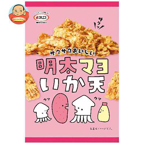 マルエス 明太マヨいか天 22g×10(5×2)袋入×(2ケース)｜ 送料無料