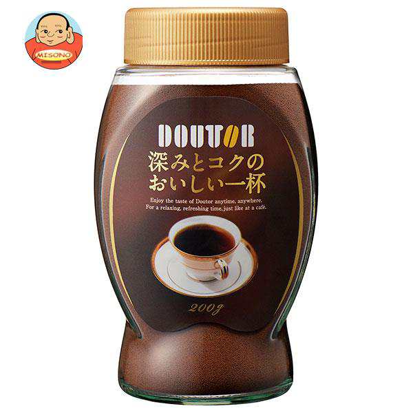 ドトールコーヒー 深みとコクのおいしい一杯 200g瓶×12本入×(2ケース)｜ 送料無料の通販は