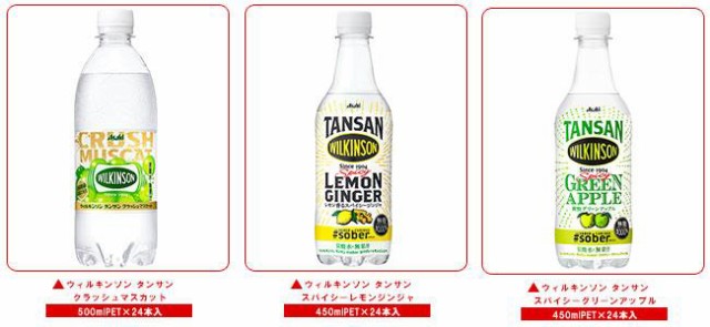 アサヒ飲料 ウィルキンソン タンサンシリーズ 選べる2ケースセット 450ml・490ml・500mlペットボトル×48(24×2)本入｜ 送料無料の通販はau  PAY マーケット - 味園サポート～全品送料無料～