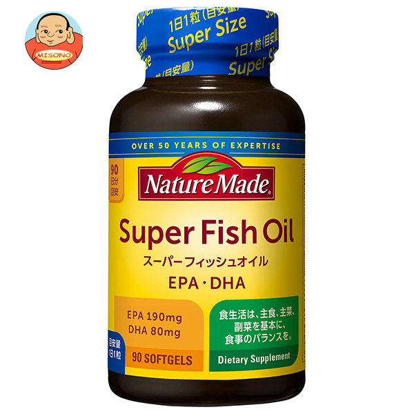 大塚製薬 ネイチャーメイド スーパーフィッシュオイル【機能性表示食品】 90粒×3個入×(2ケース)｜ 送料無料 EPA DHA 血中中性脂肪