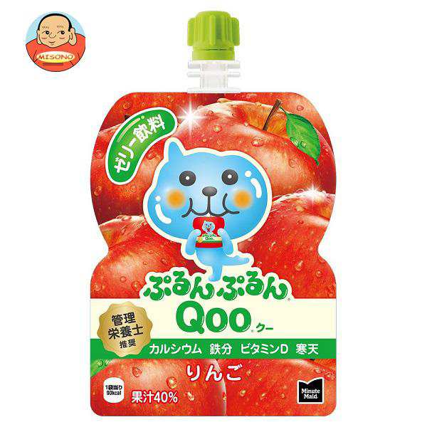 コカコーラ ミニッツメイド ぷるんぷるんQoo(クー) りんご 125gパウチ