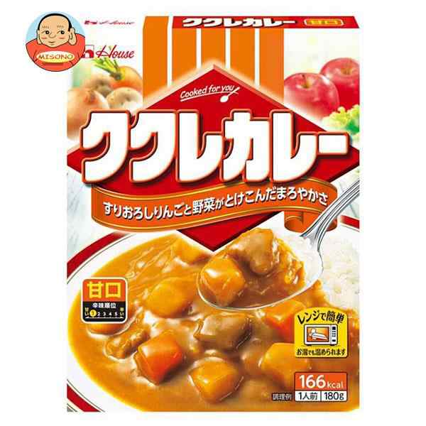 ハウス食品 ククレカレー 甘口 180g×30個入×(2ケース)｜ 送料無料