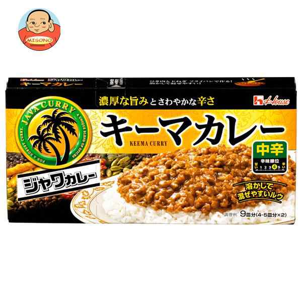 ハウス食品 ジャワカレー キーマカレー 中辛 176g×10個入×(2ケース)｜ 送料無料