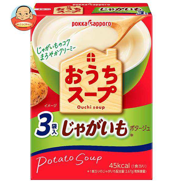 ポッカサッポロ おうちスープ じゃがいも 36.0g(3P)×30個入×(2ケース)｜ 送料無料