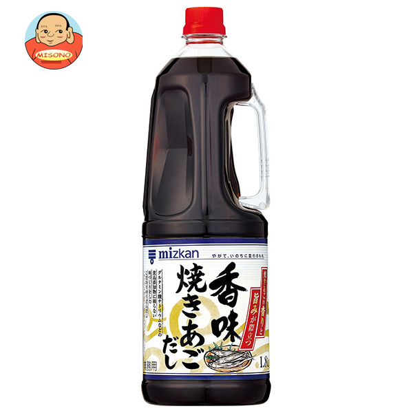 ミツカン 香味焼きあごだし 1.8Lペットボトル×6本入｜ 送料無料 一般食品 調味料 つゆ PET 希釈用 料理だし 業務用