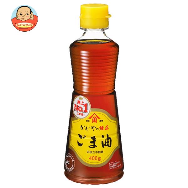 かどや製油 金印純正ごま油 400g×12本入｜ 送料無料 一般食品 調味料 胡麻油 ゴマ 油
