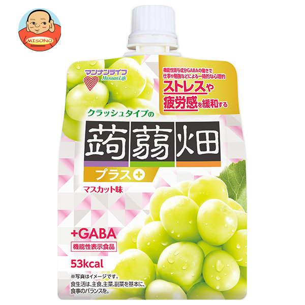 マンナンライフ クラッシュタイプの蒟蒻畑プラスマスカット味 150gパウチ×30本入｜ 送料無料の通販は 4,709円