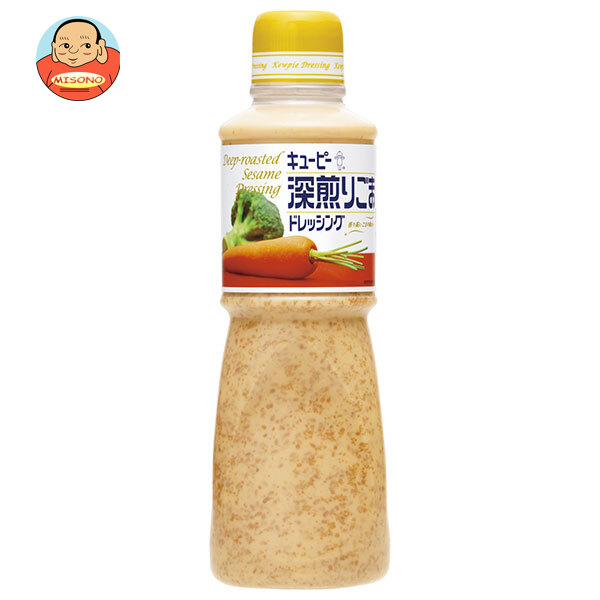 キューピー 深煎りごまドレッシング 600ml×12本入×(2ケース)｜ 送料無料 調味料 食品 ドレッシング PET