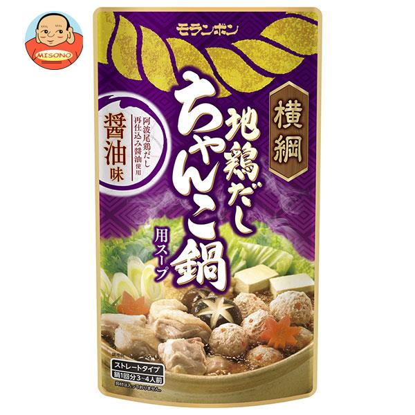 モランボン 横綱 地鶏だしちゃんこ鍋用スープ 醤油味 750g×10袋入×(2ケース)｜ 送料無料の通販は 5,740円