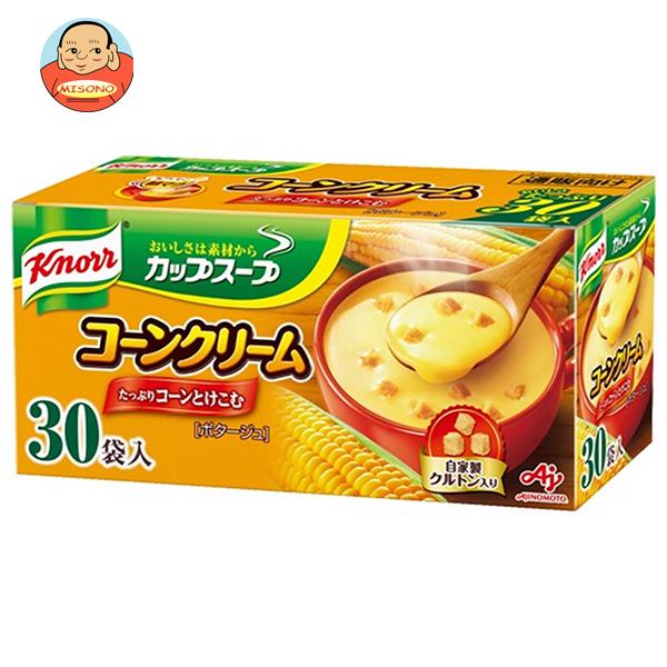 味の素 クノール カップスープ コーンクリーム (18.6g×30袋)×1箱入×(2ケース)｜ 送料無料 コーン コーンクリーム スープ