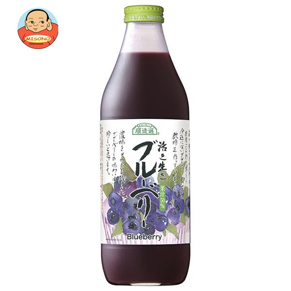 マルカイ 順造選 活き生きブルーベリー(50%) 1000ml瓶×12(6×2)本入｜ 送料無料の通販は