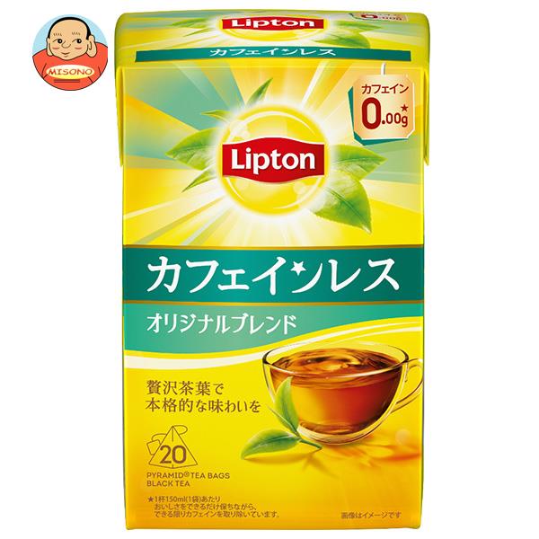 リプトン カフェインレスティー 20袋×6箱入×(2ケース)｜ 送料無料の通販は 7,078円