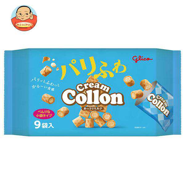 江崎グリコ クリームコロン大袋 あっさりミルク 9袋×12個入| 送料無料の通販は