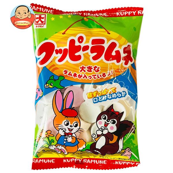 カクダイ製菓 クッピーラムネ 64g×20袋入×(2ケース)｜ 送料無料 お菓子 ラムネ 駄菓子