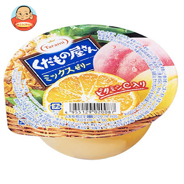 たらみ くだもの屋さん ミックスゼリー 160g×36(6×6)個入×(2ケース)| 送料無料 ゼリー 果物 フルーツゼリー お菓子 おやつ