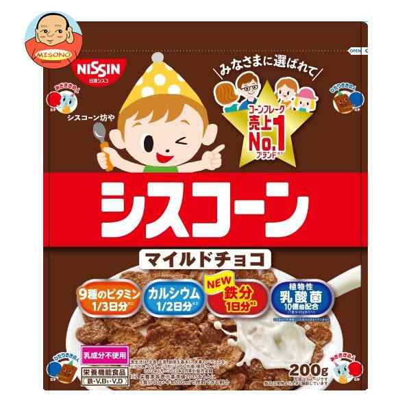 日清シスコ シスコーン マイルドチョコ 200g×6袋入｜ 送料無料