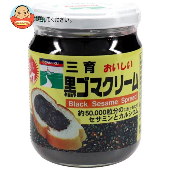 三育フーズ 黒ゴマクリーム(大) 190g瓶×12(6×2)個入×(2ケース)｜ 送料無料 ジャム 瓶 スプレッド 黒ごまクリーム