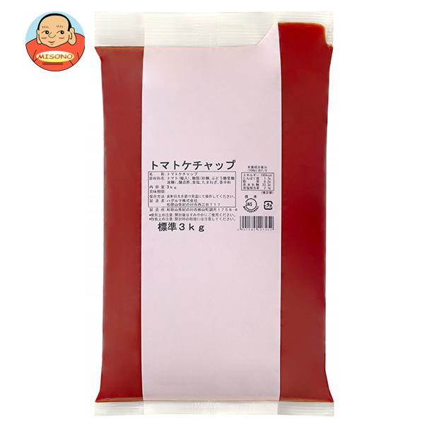 ハグルマ JAS標準 トマトケチャップ 3kg袋パック×4袋入×(2ケース)｜ 送料無料の通販は 8,772円