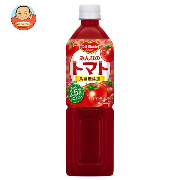 デルモンテ みんなのトマト 900gペットボトル×12本入×(2ケース)｜ 送料無料の通販は