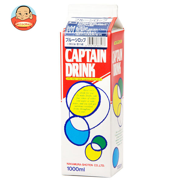中村商店 キャプテン ブルー 1L紙パック×6本入×(2ケース)｜ 送料無料の通販は 8,487円
