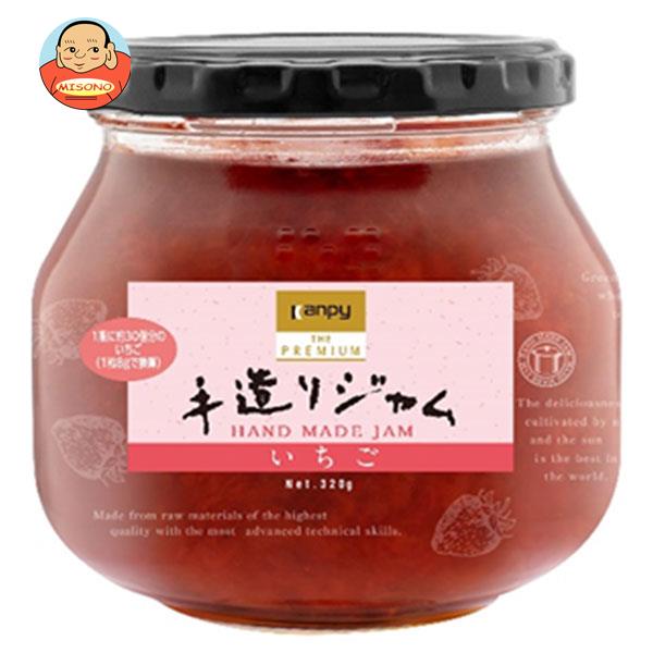 カンピー ザ プレミアム 手造りジャム いちご 320g瓶×6個入×(2ケース)｜ 送料無料 ジャム 果汁 いちご 手作り イチゴ 苺