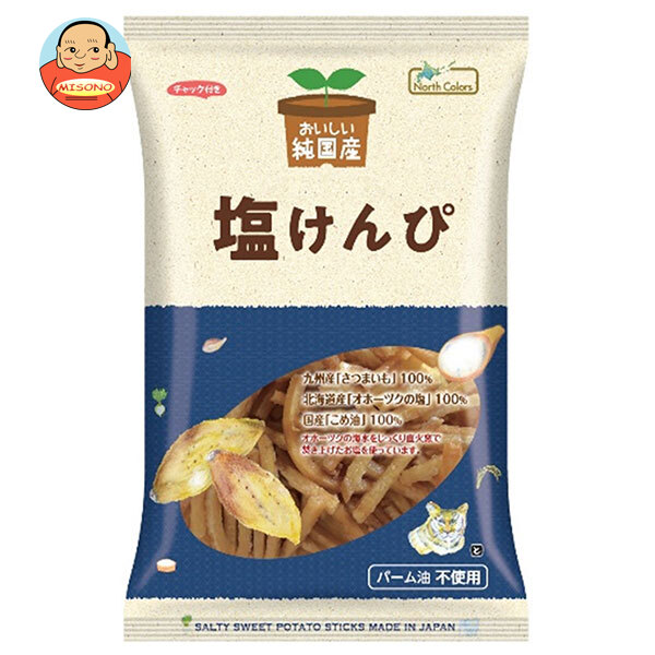 ノースカラーズ 純国産 塩けんぴ 100g×16袋入×(2ケース)｜ 送料無料 菓子 けんぴ 塩