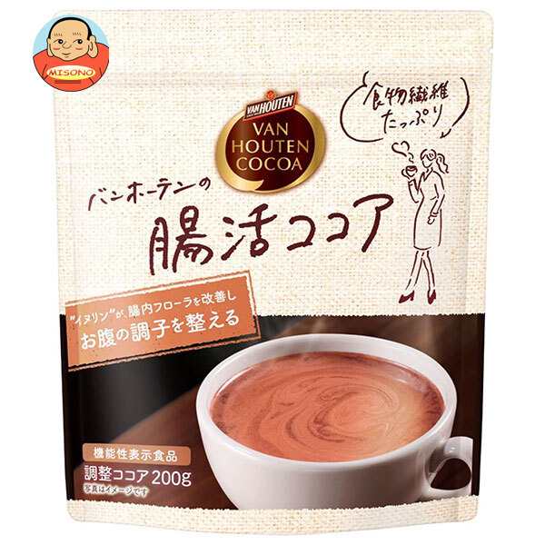 片岡物産 バンホーテンの腸活ココア 200g×12個入×(2ケース)｜ 送料無料の通販は