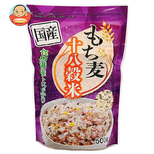 種商 国産もち麦十八穀米 500g×6袋入×(2ケース)｜ 送料無料の通販は