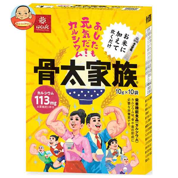 はくばく 骨太家族 100g(10g×10袋)×12袋入×(2ケース)｜ 送料無料