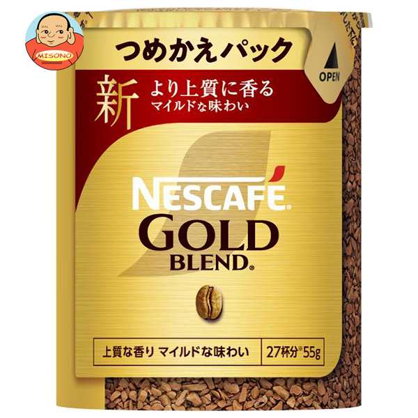 ネスレ日本 ネスカフェ ゴールドブレンド エコ&システムパック【バリスタ詰め替え用】 55g×12個入×(2ケース)｜ 送料無料