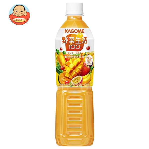 カゴメ 野菜生活100 マンゴーサラダ 720mlペットボトル×15本入×(2ケース)｜ 送料無料の通販は 6,740円