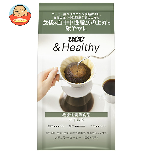 UCC &Healthy マイルド 180g袋×12袋入×(2ケース)｜ 送料無料の通販は 10,588円