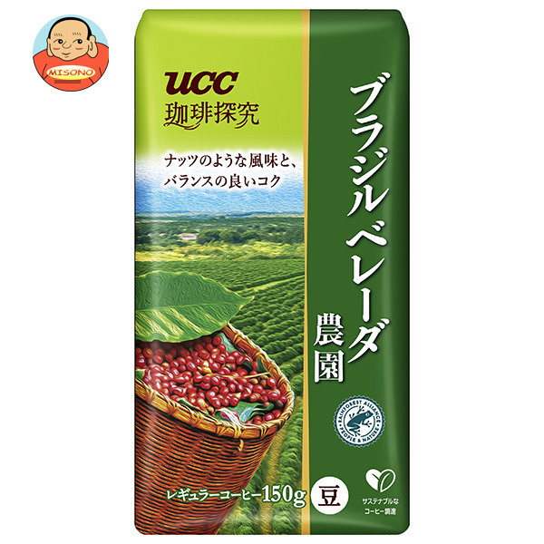 UCC 珈琲探求 炒り豆  ブラジル  ベレーダ農園 150g×12袋入×(2ケース)｜ 送料無料の通販は