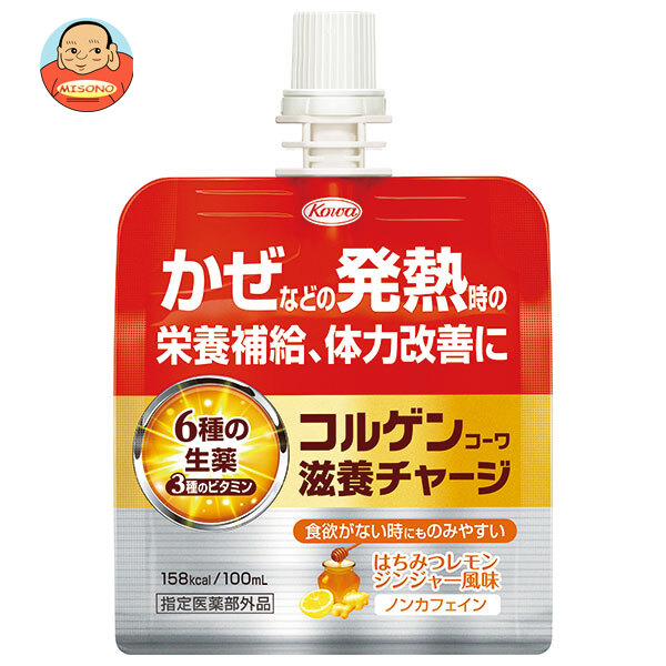 興和 コルゲンコーワ 滋養チャージ 100mlパウチ×36本入×(2ケース)｜ 送料無料 医薬部外品 栄養ドリンク ゼリー飲料 ノンカフェイン