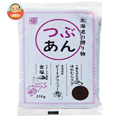 遠藤製餡 北海道の贈り物 つぶあん 310g×12袋入×(2ケース)｜ 送料無料