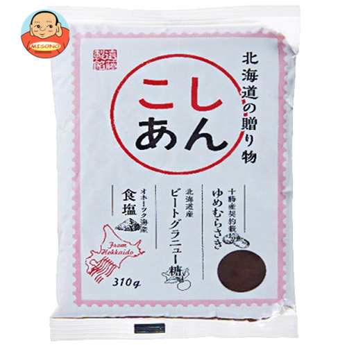 遠藤製餡 北海道の贈り物 こしあん 310g×12袋入×(2ケース)｜ 送料無料