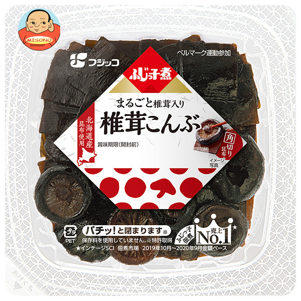 フジッコ ふじっ子煮 椎茸こんぶ 72g×24(12×2)個入×(2ケース)｜ 送料無料 惣菜 佃煮 こんぶ ごはんのおとも