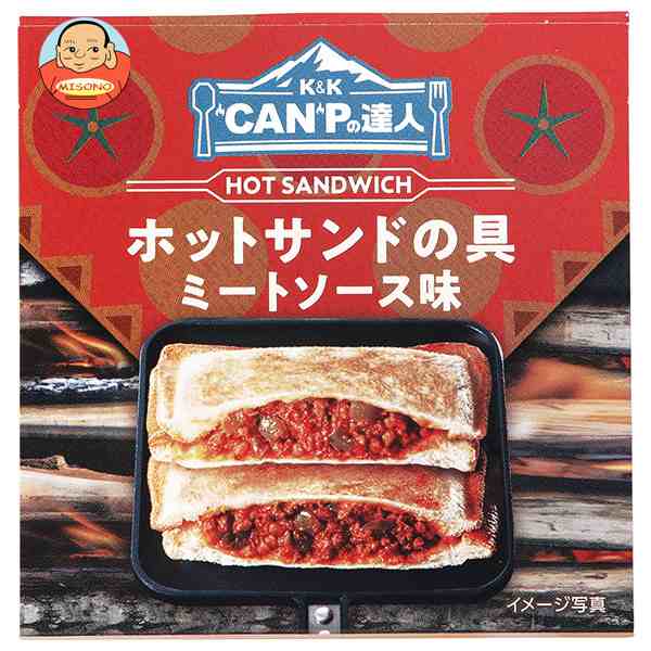 【送料無料・メーカー/問屋直送品・代引不可】国分 K&K CANPの達人 ホットサンドの具 ミートソース味 70g×12個入×(2ケース)