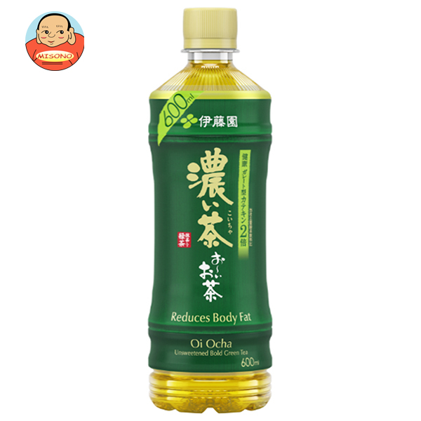 伊藤園 お〜いお茶 濃い茶【手売り用】 600mlペットボトル×24本入×(2ケース)｜ 送料無料の通販は 5,006円