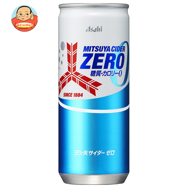 アサヒ飲料 三ツ矢サイダー ZERO(ゼロ) 250ml缶×20本入×(2ケース)｜ 送料無料 炭酸飲料 サイダー ゼロ系